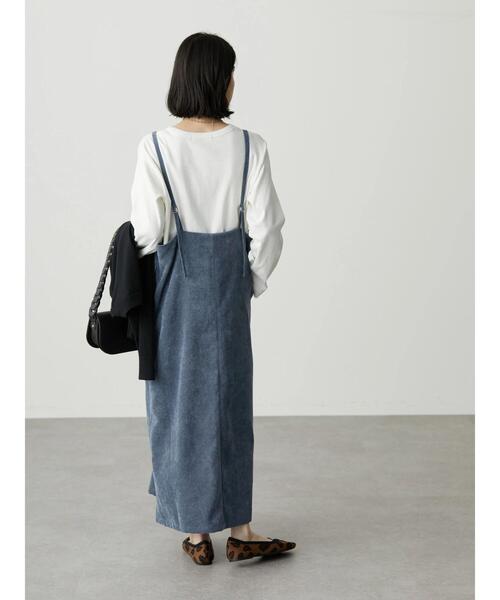 AMERICAN HOLIC（アメリカンホリック）の「コール天Vネックキャミワンピース（ワンピース・レディース・ブラウン/ブルー・M/L）」の20枚目の写真