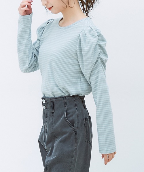 tシャツ モチーフパワショルトップス レディース Honeys（ハニーズ）の「パワショルトップス（Tシャツ/カットソー