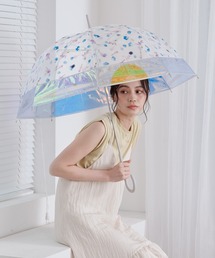 Wpc.(_us[V[)[plantica×Wpc.]t[Au vXeBbN VCj[ shiny plastic umbrella(P)