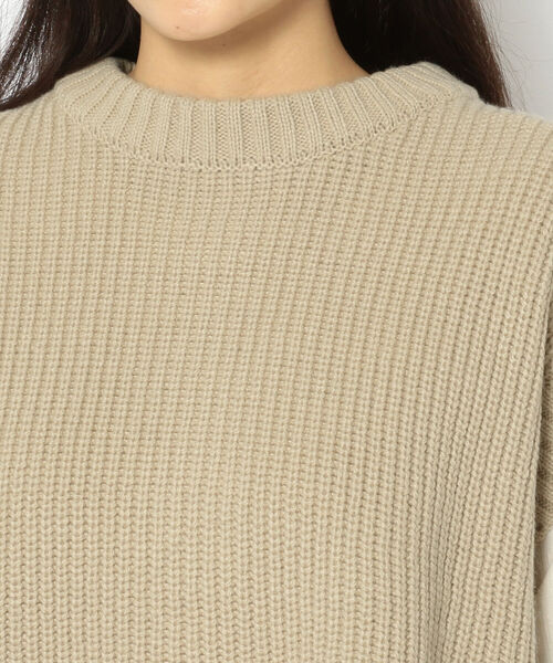 DROIT BELLO(ドロイトベロ)の「DROIT BELLO(ドロイトベロ)ショートタケバックスリットベスト(ベスト・レディース・ベージュ/ブラック・FREE)」の5枚目の写真