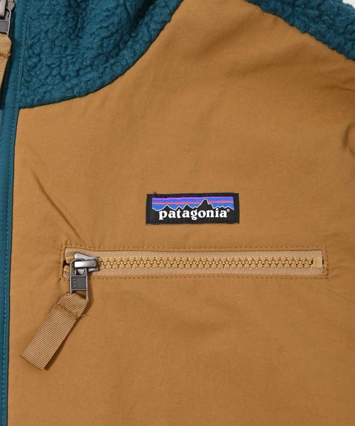 patagonia（パタゴニア）の「Patagonia(パタゴニア) レトロ ボアパイル プルオーバーパーカー（パーカー・メンズ・チャコール/グリーン・S/M/L/XL）」の14枚目の写真