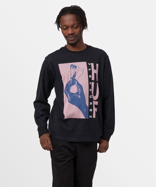 HUF(ハフ)の「PLEASURES LIGHT UP JACQUARD L/S KNIT / HUF プレジャーズ コラボ ニット(ニット/セーター・メンズ・ブラック・MEDIUM/LARGE/X-LARGE/XX-LARGE)」の3枚目の写真