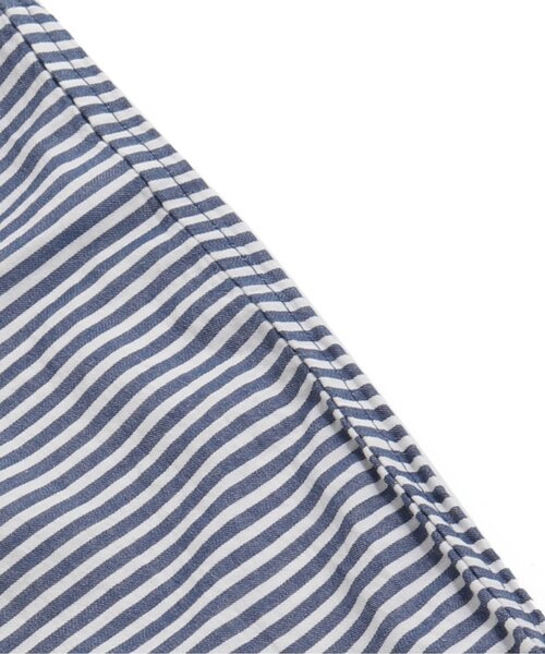 Ampersand(アンパサンド)の「premier ストライプドルマンシャツ(シャツ/ブラウス・キッズ・ブラック/ブルー/グリーン・90/100/110/120/80/130/70/140)」の16枚目の写真