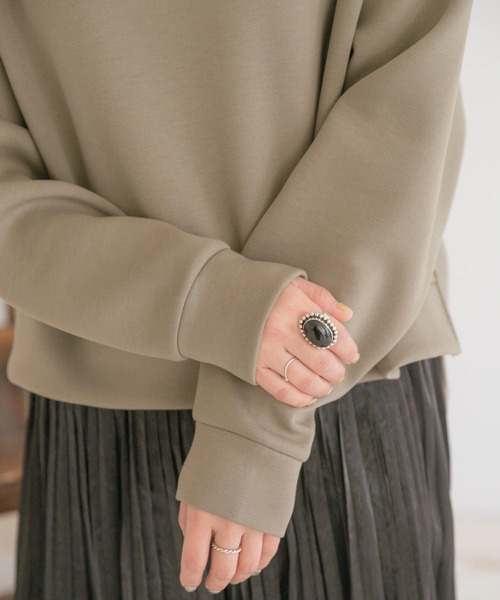 ITEMS URBANRESEARCH（アイテムズ アーバンリサーチ）の「ダンボールプルパーカー（パーカー・レディース・チャコールグレー/カーキ/アイボリー・FREE）」の18枚目の写真