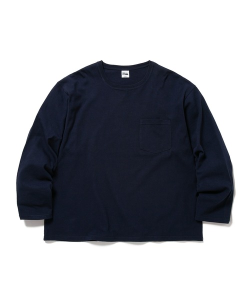 FIRST DOWN（ファーストダウン）の「バギー TEE ロングスリーブ コットン ヘビー ジャージ（Tシャツ/カットソー・メンズ・ホワイト/ブラック/ネイビー/レッド/ライトカーキ・S/M/L/XL）」の4枚目の写真