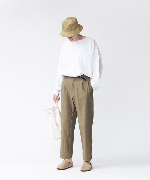 FIRST DOWN（ファーストダウン）の「バギー TEE ロングスリーブ コットン ヘビー ジャージ（Tシャツ/カットソー・メンズ・ホワイト/ブラック/ネイビー/レッド/ライトカーキ・S/M/L/XL）」の9枚目の写真