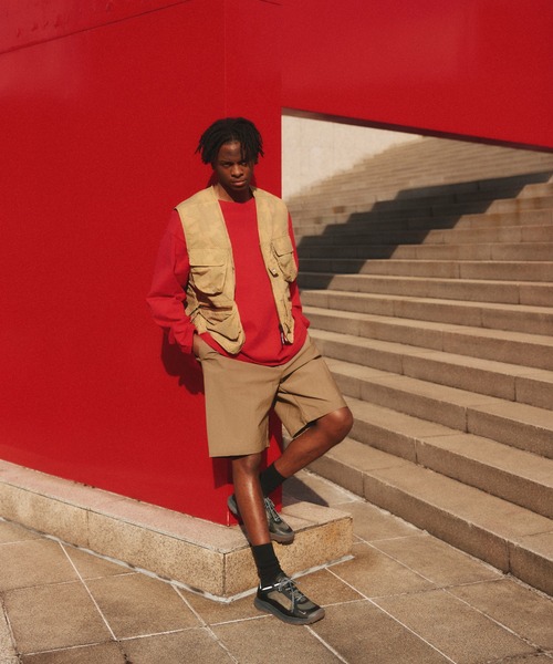 FIRST DOWN（ファーストダウン）の「バギー TEE ロングスリーブ コットン ヘビー ジャージ（Tシャツ/カットソー・メンズ・ホワイト/ブラック/ネイビー/レッド/ライトカーキ・S/M/L/XL）」の18枚目の写真