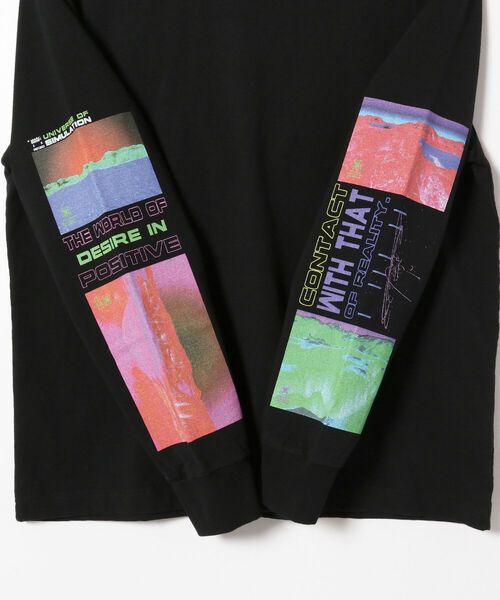 C.E / シーイー　CONTACT LONG SLEEVE T C.E / シーイー | CONTACT LONG SLEEVE T - Black | 通販 - 正規