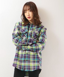 LRG 長袖チェックシャツ