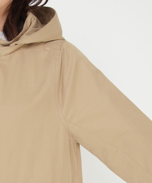 ikka（イッカ）の「Aラインフード付きモッズコート（モッズコート・レディース・ベージュ/ネイビー・M/L）」の12枚目の写真