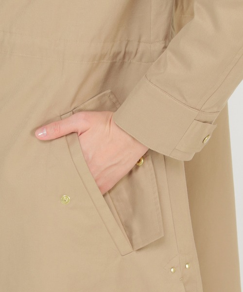 ikka（イッカ）の「Aラインフード付きモッズコート（モッズコート・レディース・ベージュ/ネイビー・M/L）」の19枚目の写真