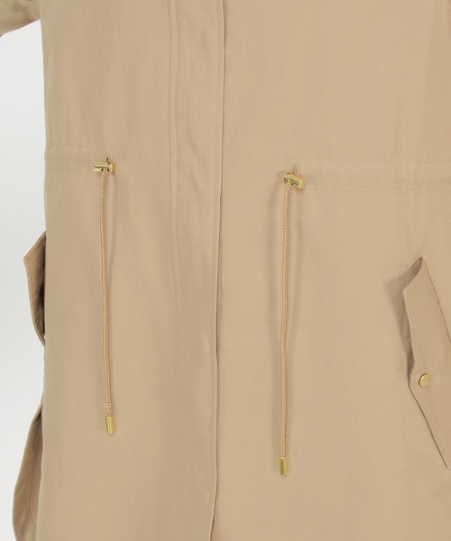 ikka（イッカ）の「Aラインフード付きモッズコート（モッズコート・レディース・ベージュ/ネイビー・M/L）」の18枚目の写真