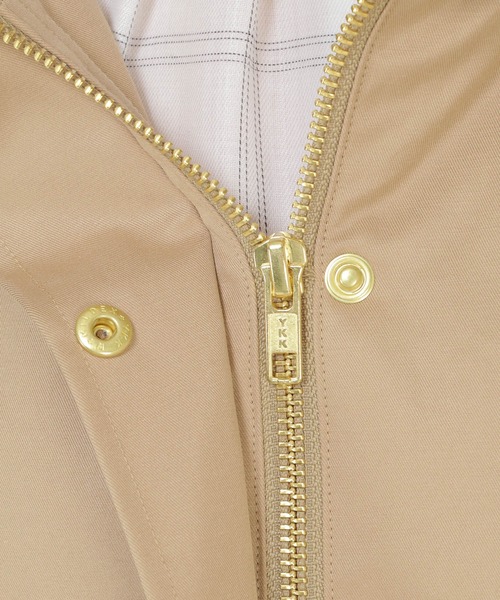 ikka（イッカ）の「Aラインフード付きモッズコート（モッズコート・レディース・ベージュ/ネイビー・M/L）」の20枚目の写真