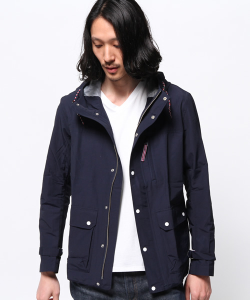 OUTLET(アウトレット)の「【CIAOPANIC TYPY】64クロスマウンテンパーカ(マウンテンパーカー・メンズ・ベージュ/ネイビー・MEDIUM/LARGE)」の6枚目の写真