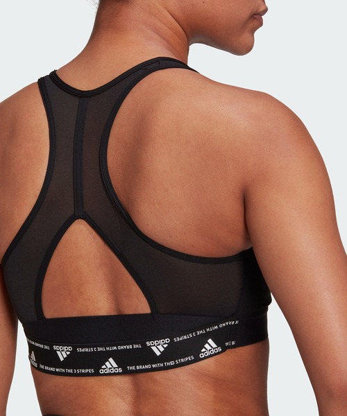 adidas（アディダス）の「Powerreact トレーニング ミディアムサポートブラ / スポーツブラ / トレーニングウェア  / アディダス adidas（スポーツブラ・レディース・レッド/ブルー/ブラック/グリーン/ピンク・M-AB/M-CD/L-CD/S-CD/L-AB/S-AB/XL-AB/XL-CD/XXL-CD/XXL-AB）」の9枚目の写真