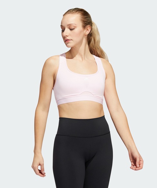 adidas（アディダス）の「Powerreact トレーニング ミディアムサポートブラ / スポーツブラ / トレーニングウェア  / アディダス adidas（スポーツブラ・レディース・レッド/ブルー/ブラック/グリーン/ピンク・M-AB/M-CD/L-CD/S-CD/L-AB/S-AB/XL-AB/XL-CD/XXL-CD/XXL-AB）」の17枚目の写真