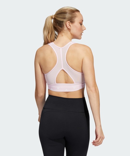 adidas（アディダス）の「Powerreact トレーニング ミディアムサポートブラ / スポーツブラ / トレーニングウェア  / アディダス adidas（スポーツブラ・レディース・レッド/ブルー/ブラック/グリーン/ピンク・M-AB/M-CD/L-CD/S-CD/L-AB/S-AB/XL-AB/XL-CD/XXL-CD/XXL-AB）」の18枚目の写真