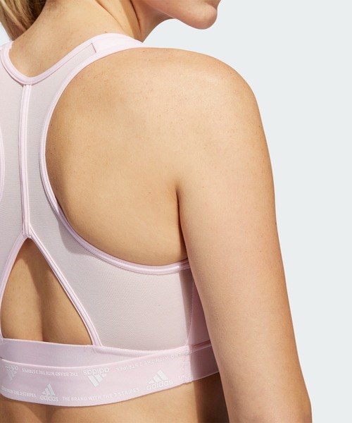 adidas（アディダス）の「Powerreact トレーニング ミディアムサポートブラ / スポーツブラ / トレーニングウェア  / アディダス adidas（スポーツブラ・レディース・レッド/ブルー/ブラック/グリーン/ピンク・M-AB/M-CD/L-CD/S-CD/L-AB/S-AB/XL-AB/XL-CD/XXL-CD/XXL-AB）」の15枚目の写真