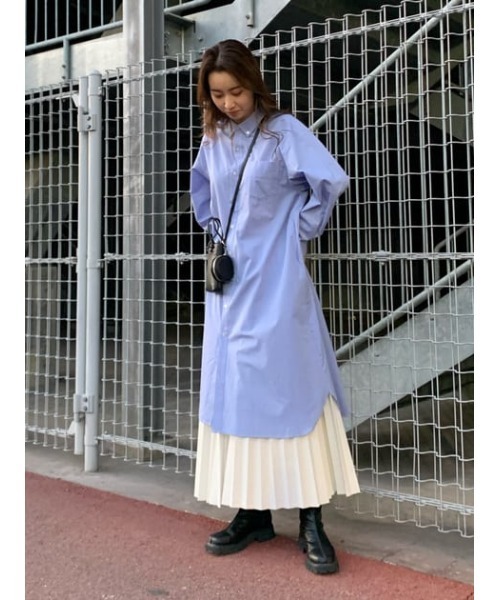 RODEO CROWNS WIDE BOWL（ロデオクラウンズワイドボウル）の「Fレザーカラープリーツスカート（スカート・レディース・アイボリー/ライトグリーン/ブラック・FREE）」の21枚目の写真