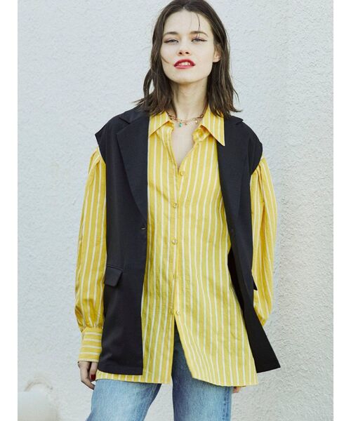 jouetie（ジュエティ）の「テーラードベストジレ（ベスト・レディース・ブラック/グリーン/アイボリー・MEDIUM）」の22枚目の写真