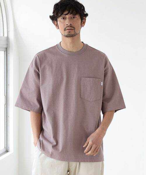 B:MING by BEAMS（ビーミングバイビームス）の「B:MING by BEAMS / ヘビーウェイト ポケットTシャツ (ビッグフィット)（Tシャツ/カットソー・メンズ・オフホワイト/ブルー/レッド系その他2・SMALL/MEDIUM/LARGE/X-LARGE）」の3枚目の写真