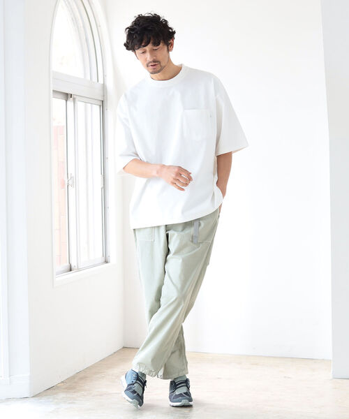 B:MING by BEAMS（ビーミングバイビームス）の「B:MING by BEAMS / ヘビーウェイト ポケットTシャツ (ビッグフィット)（Tシャツ/カットソー・メンズ・オフホワイト/ブルー/レッド系その他2・SMALL/MEDIUM/LARGE/X-LARGE）」の6枚目の写真