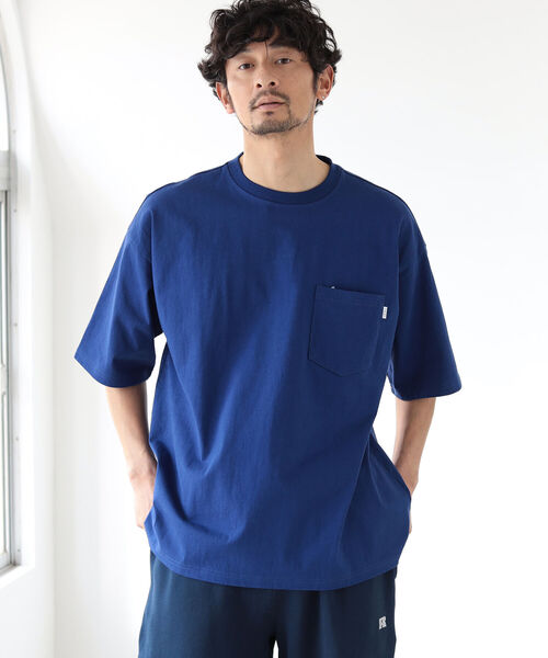 B:MING by BEAMS（ビーミングバイビームス）の「B:MING by BEAMS / ヘビーウェイト ポケットTシャツ (ビッグフィット)（Tシャツ/カットソー・メンズ・オフホワイト/ブルー/レッド系その他2・SMALL/MEDIUM/LARGE/X-LARGE）」の15枚目の写真