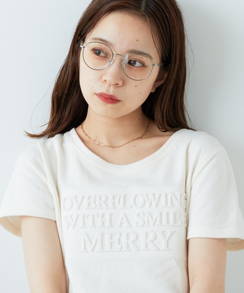 Chico(チコ)の「丸フレームメガネ(メガネ・レディース・シルバー/ゴールド・FREE)」の1枚目の写真