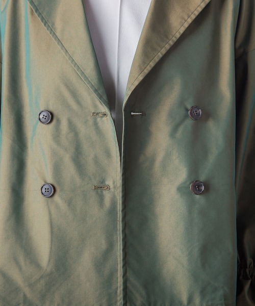 socolla（ソコラ）の「【socolla】ツイルトレンチショートジャケット（その他アウター・レディース・ベージュ/カーキ・M）」の6枚目の写真