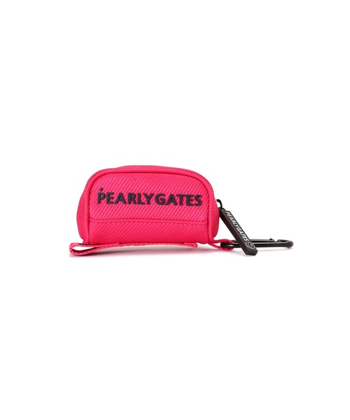 PEARLYGATES 2025 ストライプボールポーチ ピンク｜Yahoo!フリマ