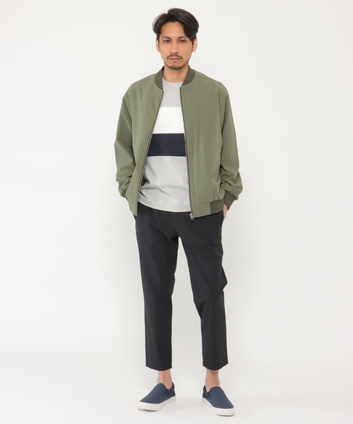 ikka(イッカ)の「Teflonストレッチブルゾン(ブルゾン・メンズ・ネイビー/グレー/オリーブ・S/M/L/XL)」の5枚目の写真