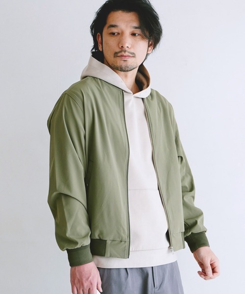 ikka(イッカ)の「Teflonストレッチブルゾン(ブルゾン・メンズ・ネイビー/グレー/オリーブ・S/M/L/XL)」の22枚目の写真