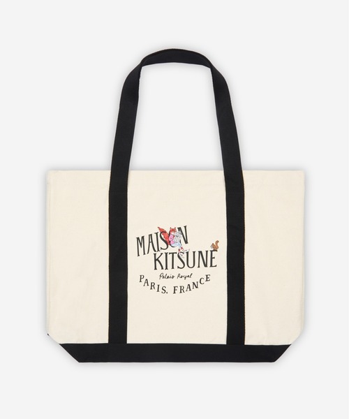 Maison Kitsune(メゾンキツネ)の「OLY PALAIS ROYAL SHOPPING BAG(トートバッグ・メンズ・キナリ・U)」の1枚目の写真