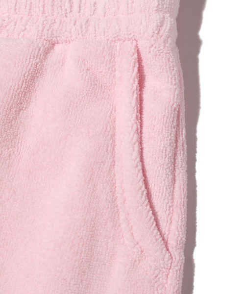 UGG（アグ）の「UGG@mos ROOM WEAR パイルサテン切替 パンツ（ルームウェア/パジャマ・レディース・ベージュ/グレー/ピンク・M/L）」の10枚目の写真