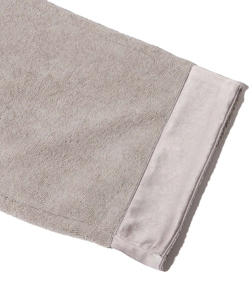 UGG（アグ）の「UGG@mos ROOM WEAR パイルサテン切替 パンツ（ルームウェア/パジャマ・レディース・ベージュ/グレー/ピンク・M/L）」の16枚目の写真