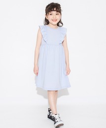 BRANSHES | 【WEB限定】無地/花柄肩フリル半袖ワンピース(ワンピース)