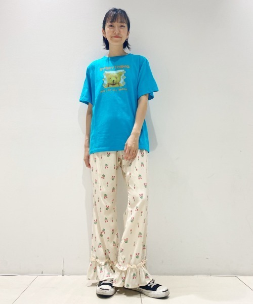 Candy Stripper（キャンディストリッパー）の「CHULIP FRILL HEM パンツ（その他パンツ・レディース・グレー/ブルー/アイボリー・2）」の18枚目の写真