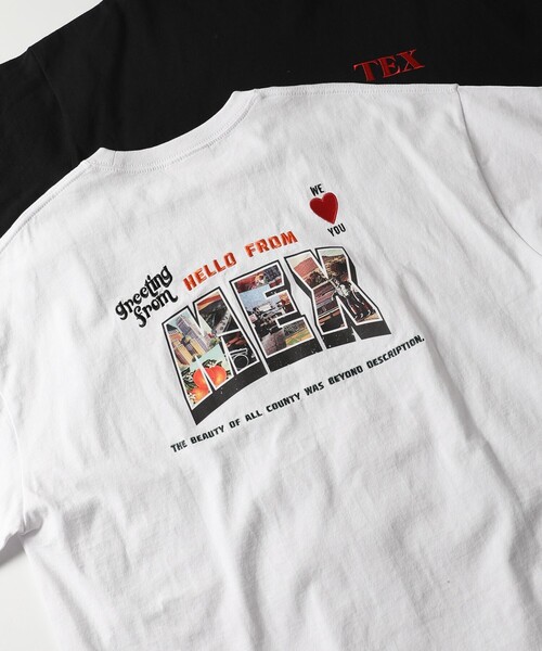 FREAK'S STORE（フリークスストア）の「WEB限定 別注 ビッグシルエット スーベニアデザイン バックプリントTシャツ/TEX MEX/刺繍（Tシャツ/カットソー・メンズ・ホワイト/ダークグリーン/ブラック/ホワイト×ブラック・LARGE/MEDIUM/SMALL）」の2枚目の写真