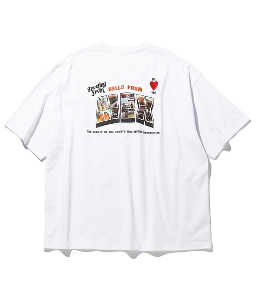 FREAK'S STORE（フリークスストア）の「WEB限定 別注 ビッグシルエット スーベニアデザイン バックプリントTシャツ/TEX MEX/刺繍（Tシャツ/カットソー・メンズ・ホワイト/ダークグリーン/ブラック/ホワイト×ブラック・LARGE/MEDIUM/SMALL）」の6枚目の写真