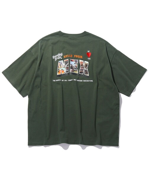 FREAK'S STORE（フリークスストア）の「WEB限定 別注 ビッグシルエット スーベニアデザイン バックプリントTシャツ/TEX MEX/刺繍（Tシャツ/カットソー・メンズ・ホワイト/ダークグリーン/ブラック/ホワイト×ブラック・LARGE/MEDIUM/SMALL）」の12枚目の写真