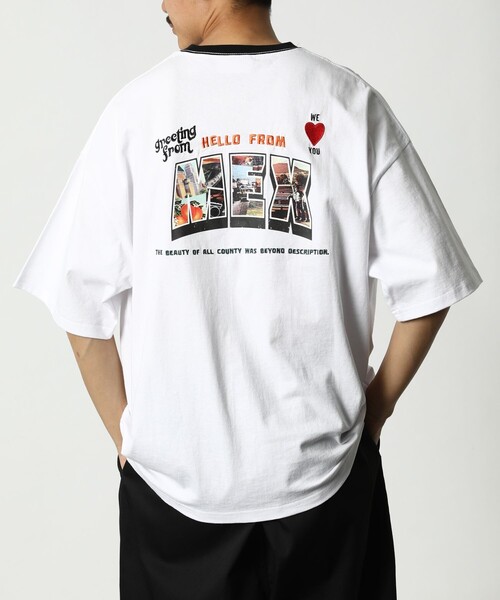 FREAK'S STORE（フリークスストア）の「WEB限定 別注 ビッグシルエット スーベニアデザイン バックプリントTシャツ/TEX MEX/刺繍（Tシャツ/カットソー・メンズ・ホワイト/ダークグリーン/ブラック/ホワイト×ブラック・LARGE/MEDIUM/SMALL）」の3枚目の写真