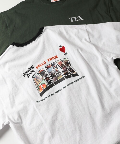 FREAK'S STORE（フリークスストア）の「WEB限定 別注 ビッグシルエット スーベニアデザイン バックプリントTシャツ/TEX MEX/刺繍（Tシャツ/カットソー・メンズ・ホワイト/ダークグリーン/ブラック/ホワイト×ブラック・LARGE/MEDIUM/SMALL）」の14枚目の写真