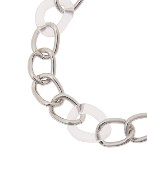 Edit Sheen（エディットシーン）の「クリアチェーンミックスブレスレット（ブレスレット・レディース・シルバー/ゴールド・FREE）」の6枚目の写真