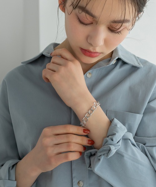 Edit Sheen（エディットシーン）の「クリアチェーンミックスブレスレット（ブレスレット・レディース・シルバー/ゴールド・FREE）」の11枚目の写真