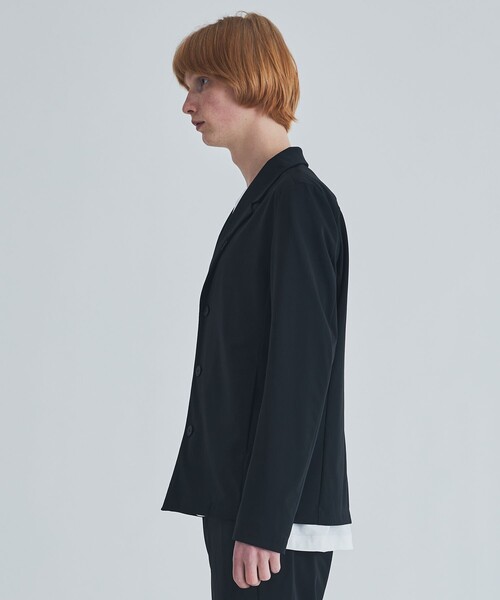 ATTACHMENT(アタッチメント)の「STUDIOUS別注 3Bシャツジャケット(テーラードジャケット・メンズ・ライトグレー/ブラック/ダークグリーン・2/1/3)」の9枚目の写真