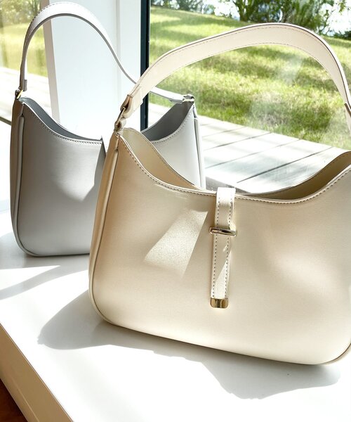 index（インデックス）の「◆ワンハンドルミドルショルダーバッグ（ショルダーバッグ・レディース・ブラック/グレー/オフホワイト・00）」の7枚目の写真