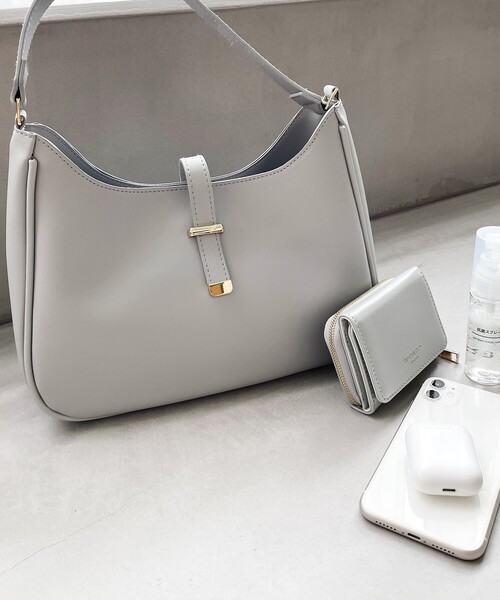 index（インデックス）の「◆ワンハンドルミドルショルダーバッグ（ショルダーバッグ・レディース・ブラック/グレー/オフホワイト・00）」の8枚目の写真