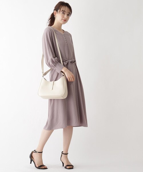 index（インデックス）の「◆ワンハンドルミドルショルダーバッグ（ショルダーバッグ・レディース・ブラック/グレー/オフホワイト・00）」の12枚目の写真