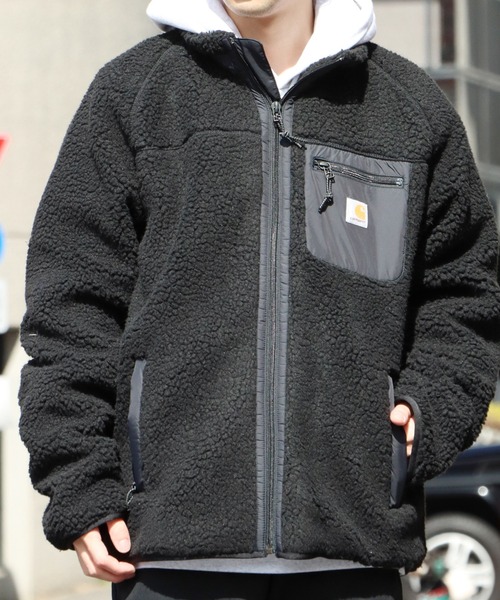 Carhartt WIP（カーハートダブリューアイピー）の「Carhartt WIP/カーハートダブリューアイピー Prentis Liner ボアジャケット（ブルゾン・メンズ・ブラウン/ブラック・S/M/L/XS/XL）」の17枚目の写真