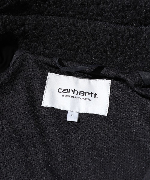 Carhartt WIP（カーハートダブリューアイピー）の「Carhartt WIP/カーハートダブリューアイピー Prentis Liner ボアジャケット（ブルゾン・メンズ・ブラウン/ブラック・S/M/L/XS/XL）」の3枚目の写真